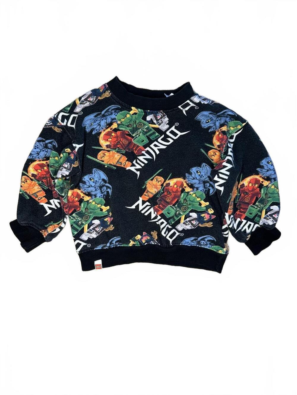 H&M LEGO Ninjago Black Sweatshirt 4T
